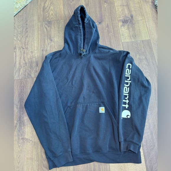 Carhartt Navy Hoodie - Picture 1 of 3